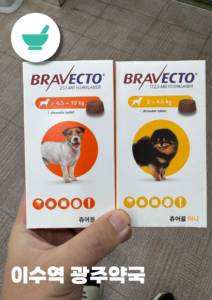 브라벡토 츄어블정